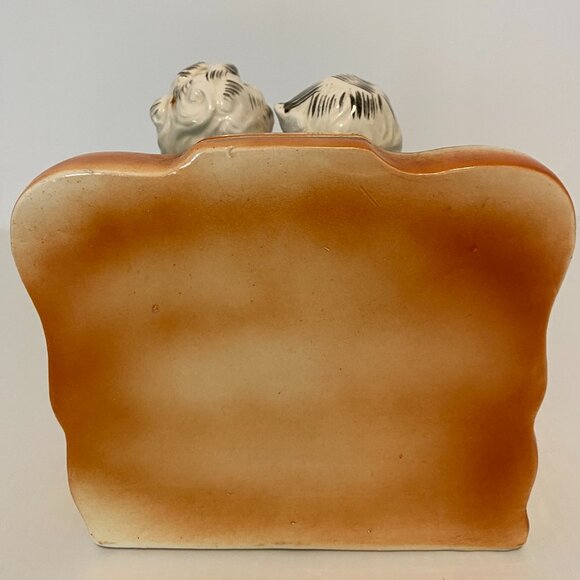 Santa and Mrs. Claus on Couch ~ Coin Bank ~ Vintage ~ Ceramic ~ Japan - Picture 3 of 11